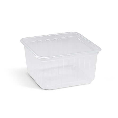 PP095 - Vanička (PP) Quadroboxx priehľadná 115 x 115 x 61 mm 500ml [50 ks]