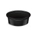 PP317 - Dressingová miska (PP) Dressingboxx čierná Ø70mm 50ml [50 ks]