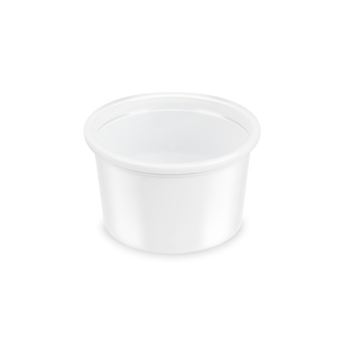 PP332 - Dressingová miska (PP) Microboxx biela Ø46mm 30ml [50 ks]