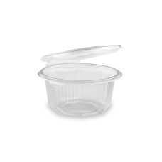 Miska (PP) s viečkom osemhranná priehľadná 500ml [50 ks]