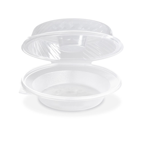 PP820 - Šalátová miska (PP) s viečkom na dressing misku priehľadná 1600ml [25 ks]