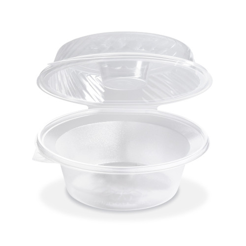 PP822 - Šalátová miska (PP) s viečkom na dressing misku priehľadná 2100ml [25 ks]
