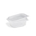 PP826 - Miska (PP) Ripboxx Tiny s viečkom priehľadná 250ml [50 ks]