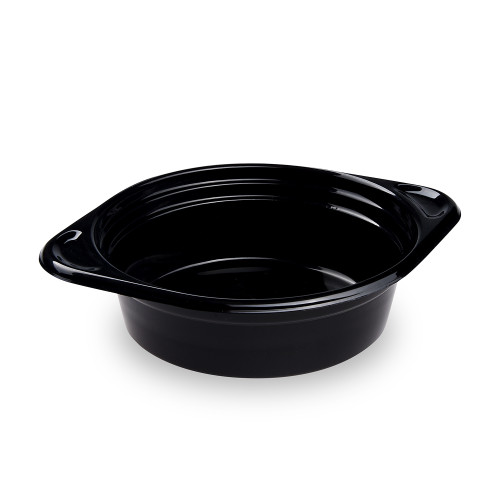 PP956 - Miska (PP) Reware Brunch opakovane použiteľná čierna Ø156mm 500ml [12 ks]
