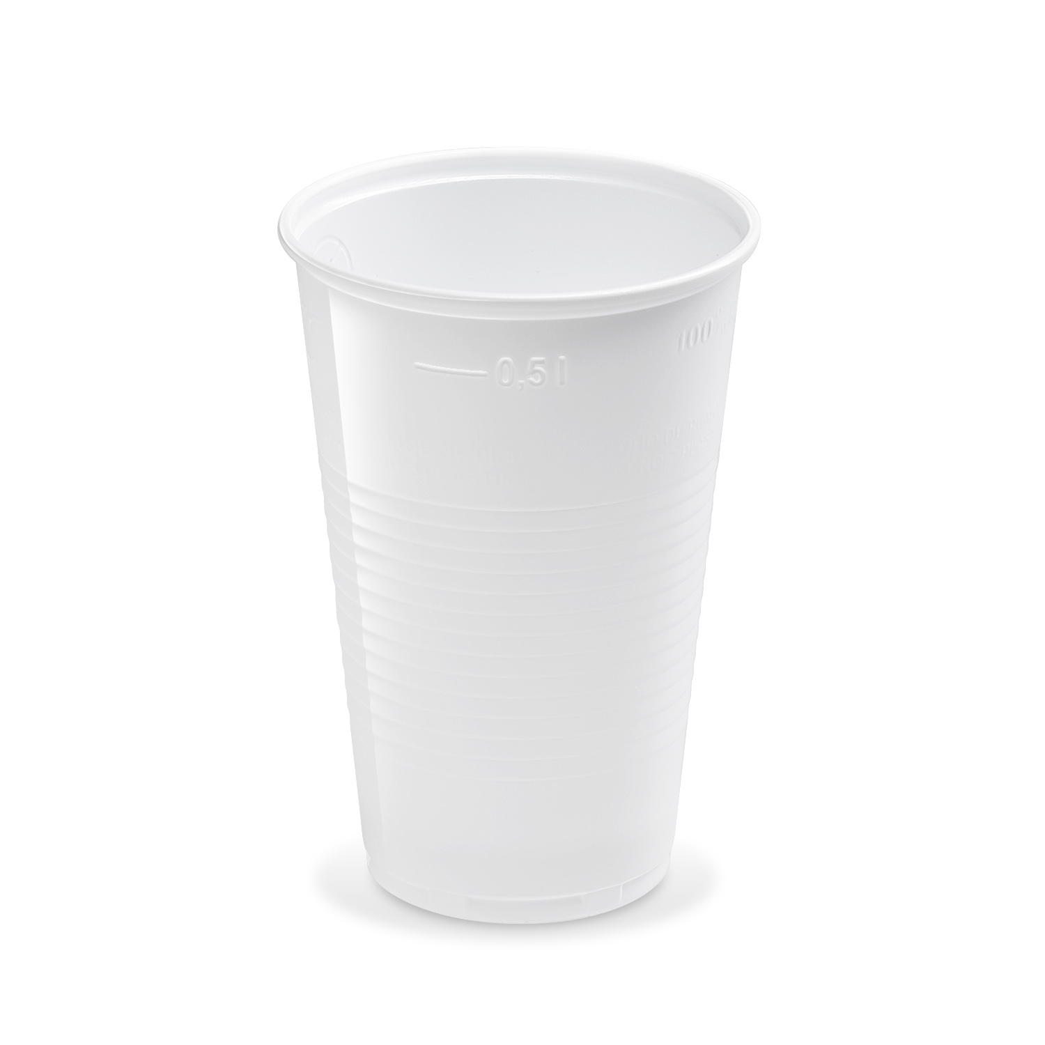 Pohár biely ø95mm 0,5l