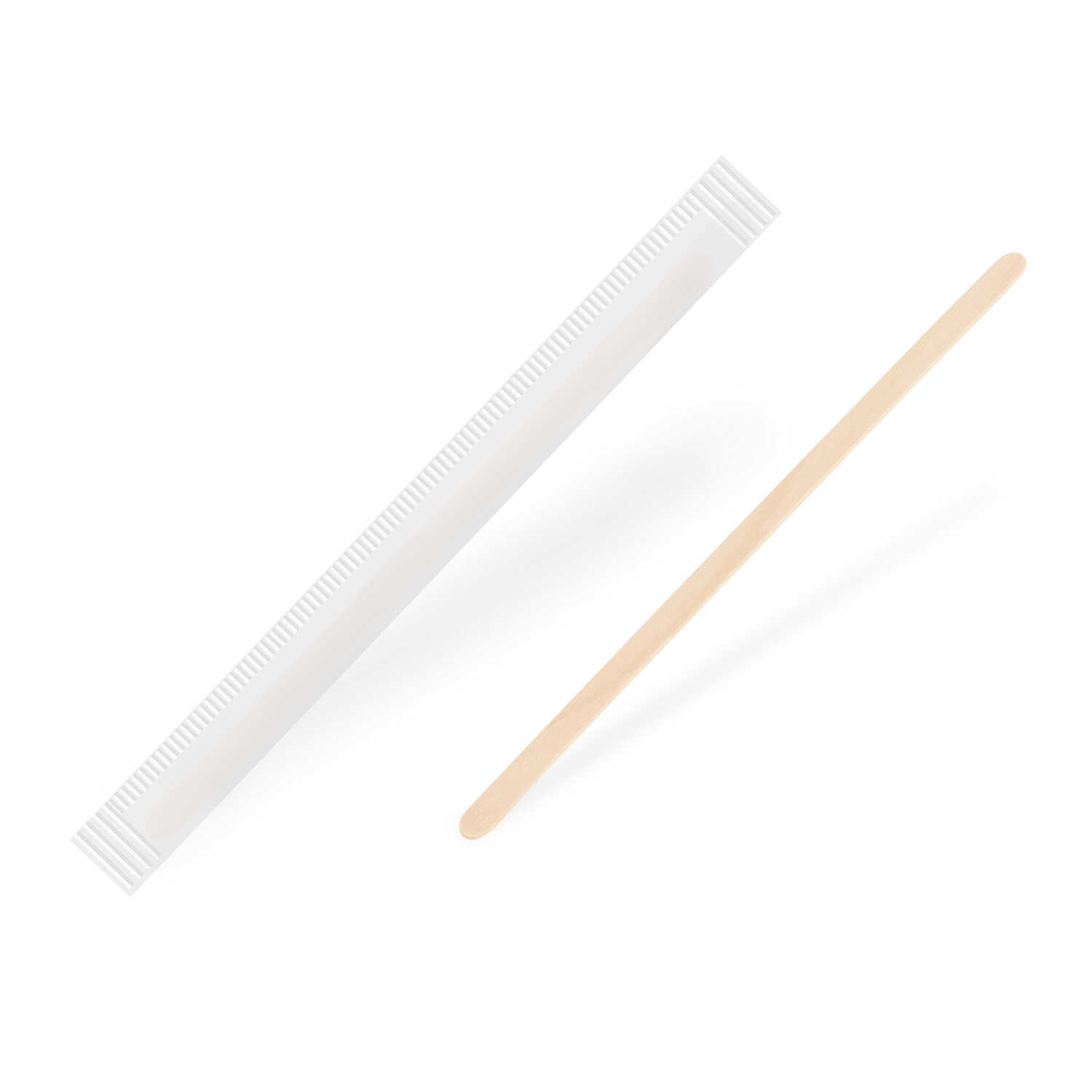 Miešadlo (drevené FSC 100%) 14cm jednotlivo balené [500 ks]