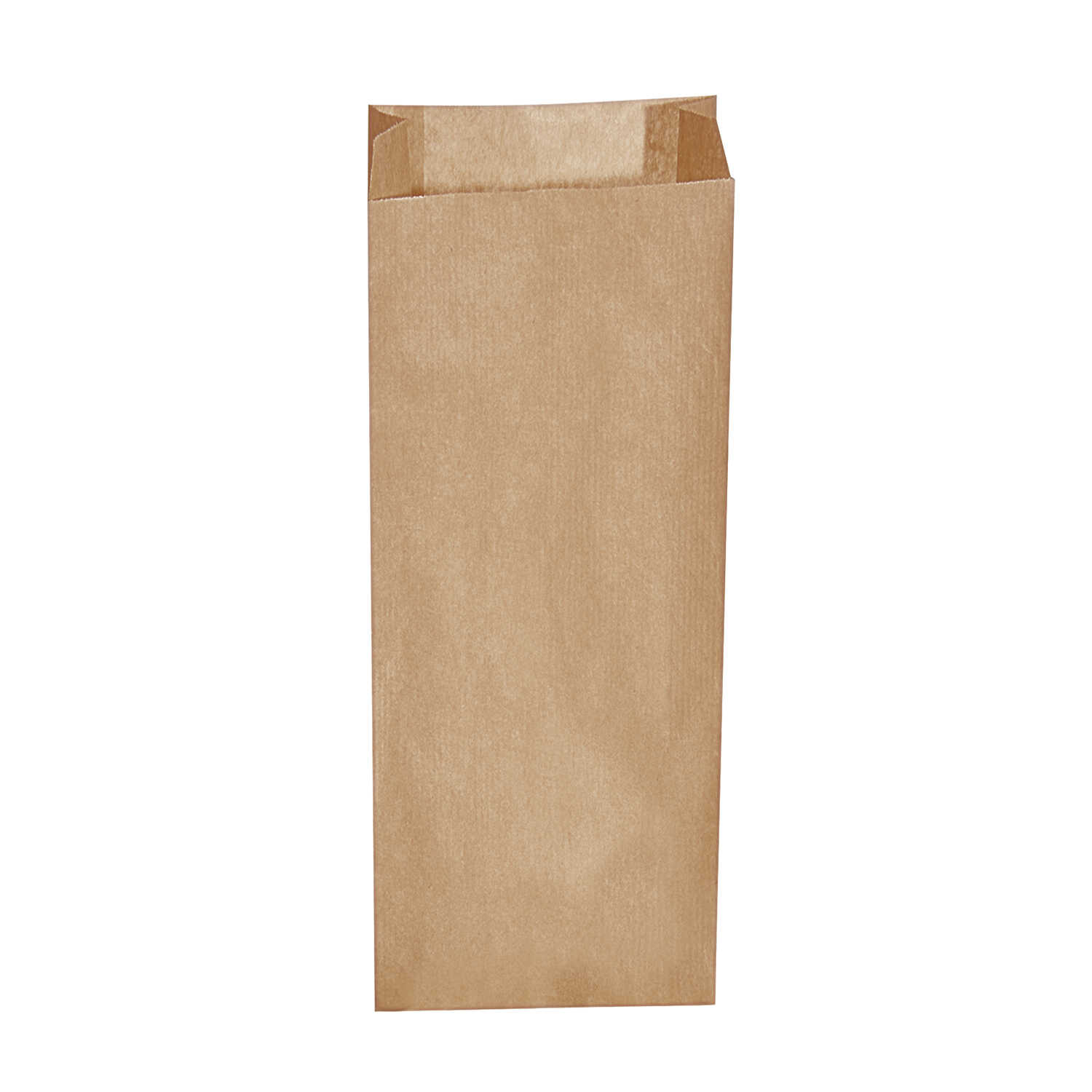 Papierové vrecko s bočným skladom hnedé 15+7 x 42 cm `3kg` [500 ks]