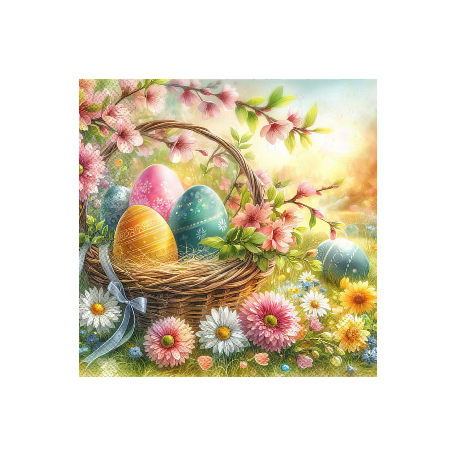 Obrúsok (PAP FSC Mix) 3vrstvý Veľká noc 33 x 33 cm [20 ks]