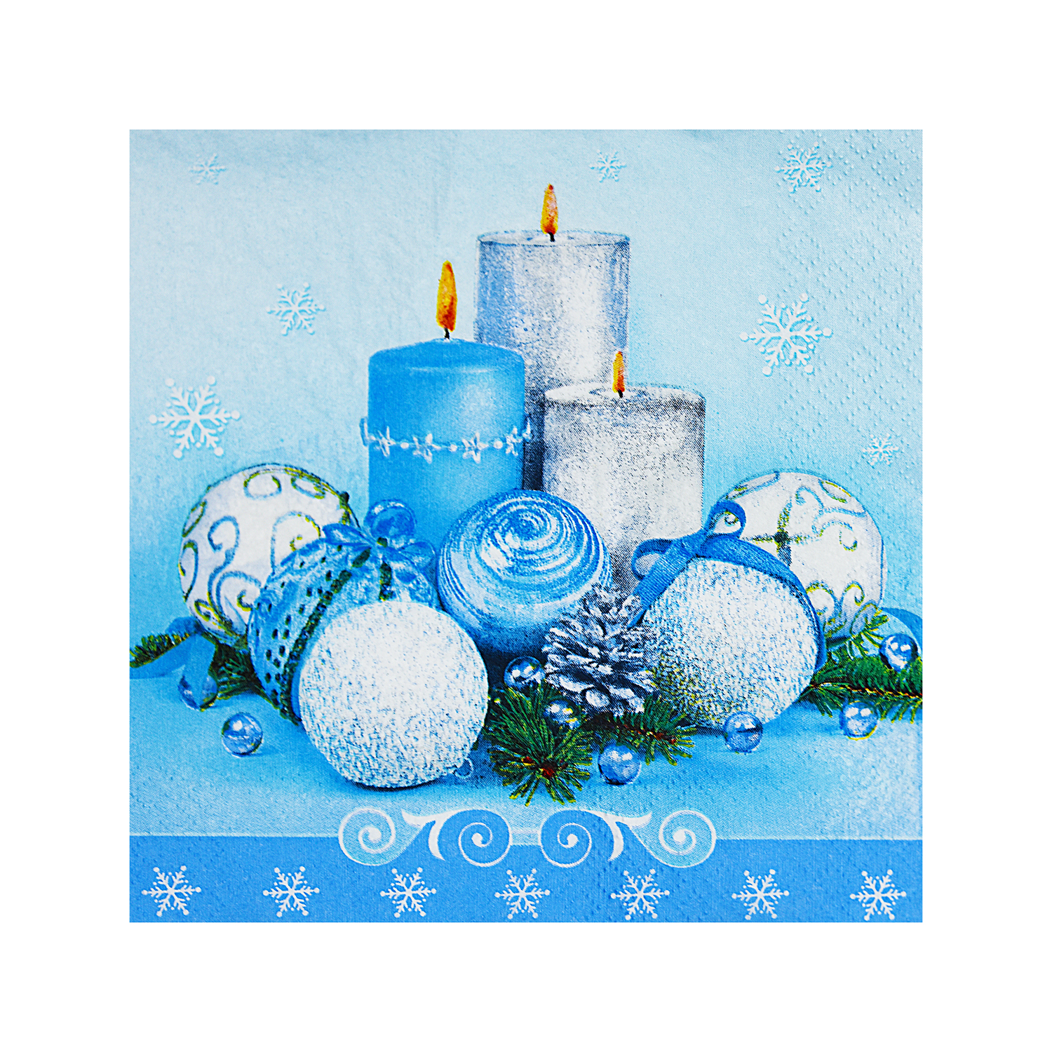 Obrúsok 3vrstvý vianoce 33 x 33 cm